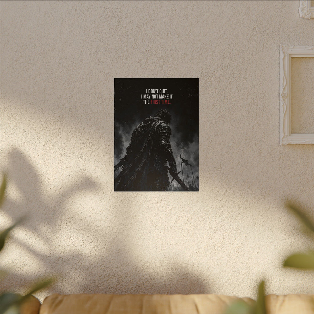 I Don't Quit - Motivational Wall Art | Canvas