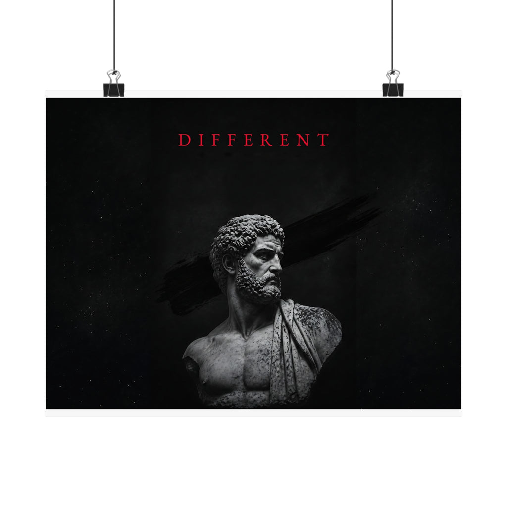 Different - Dark Wall Art | Matte Poster (Landscape)