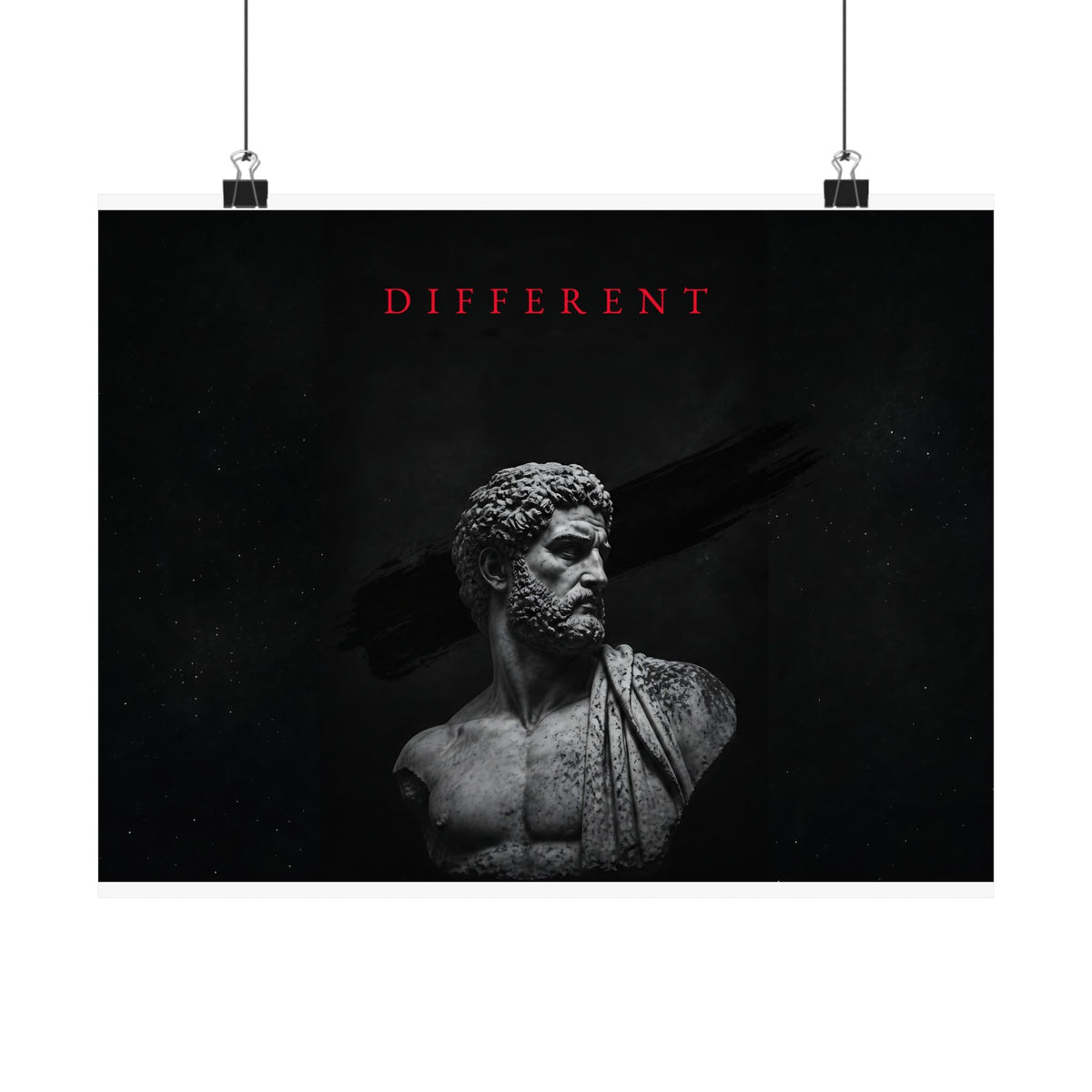 Different - Dark Wall Art | Matte Poster (Landscape)