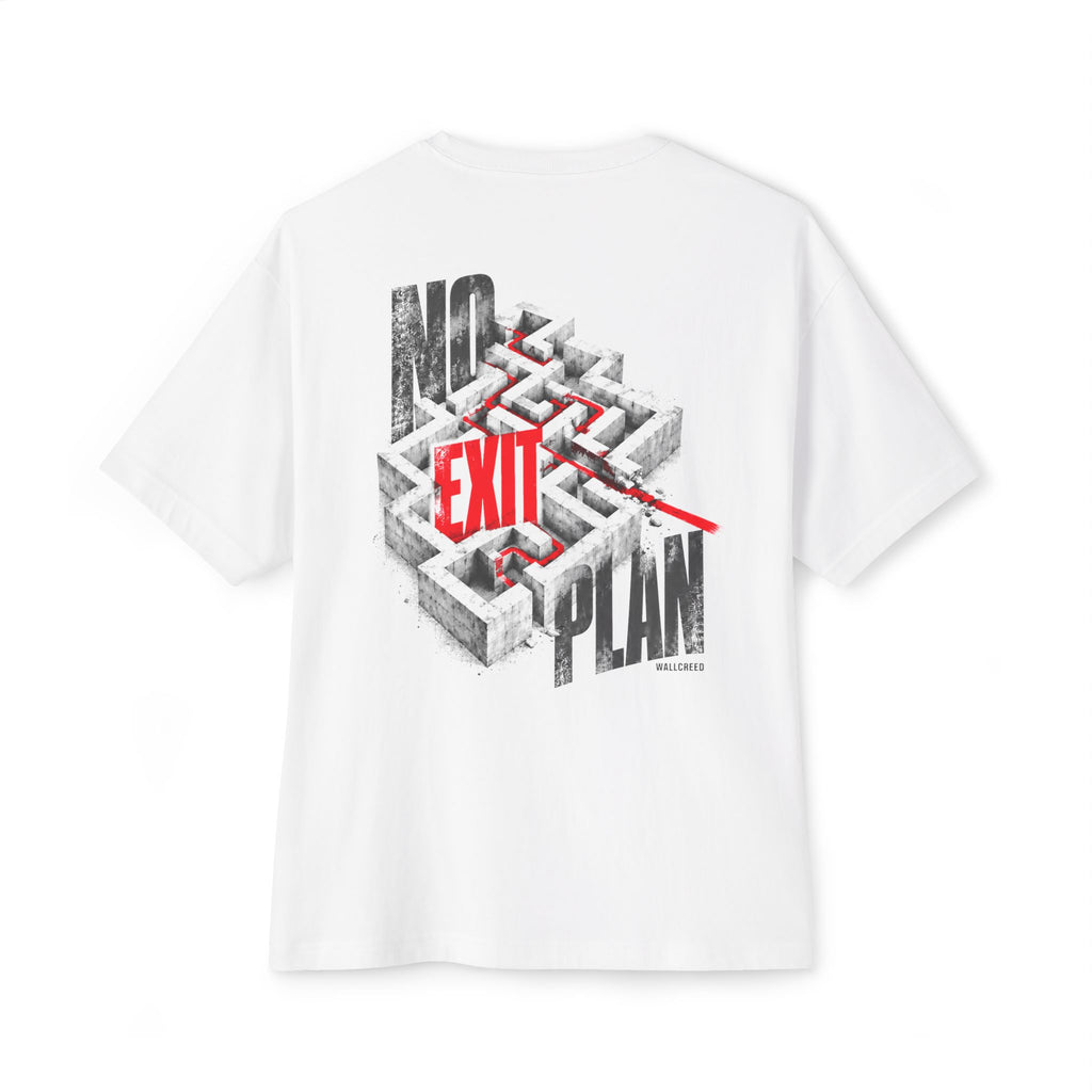 No Exit Plan | Heavyweight Tee (Front + Back)