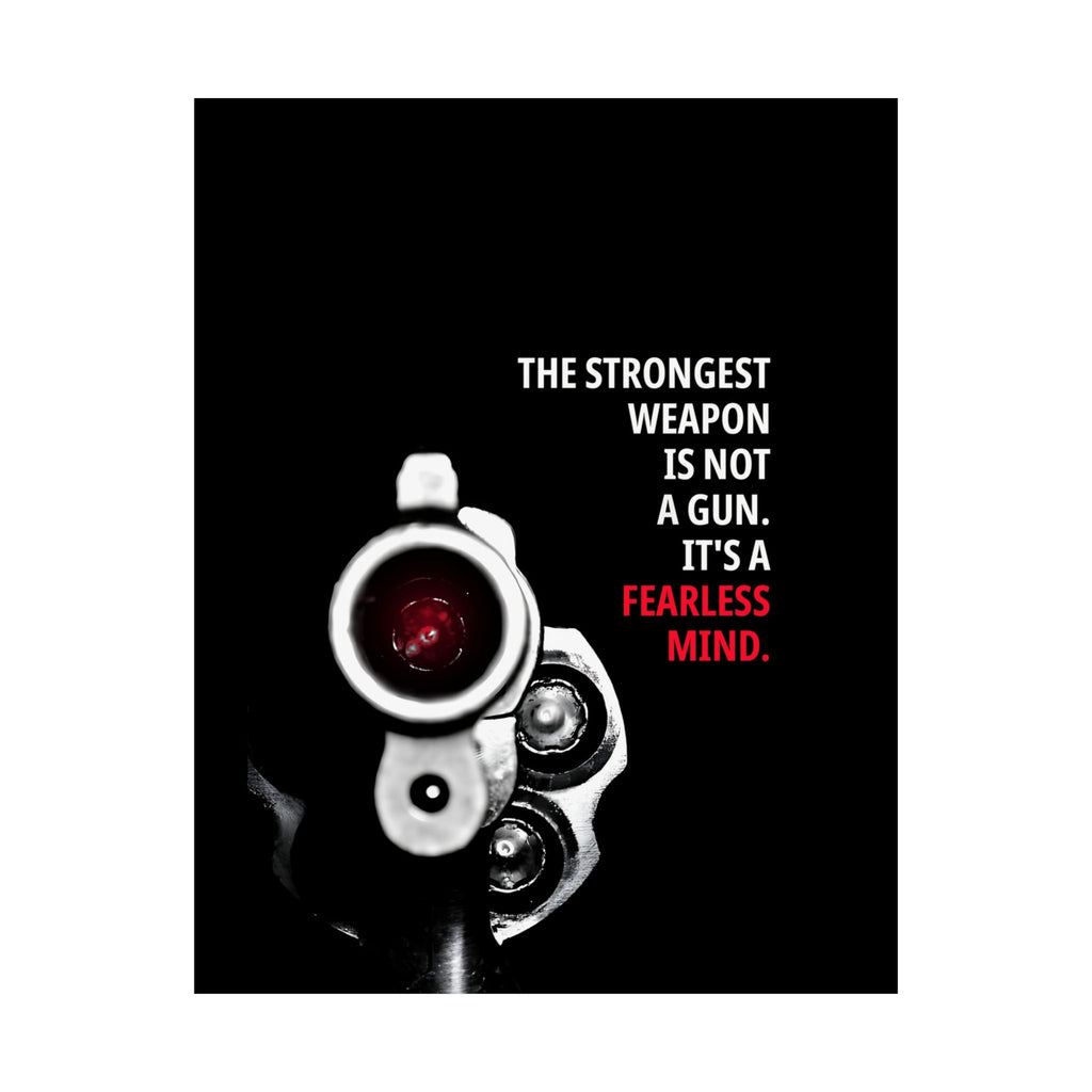 A Fearless Mind - Mindset Wall Art | Matte Poster