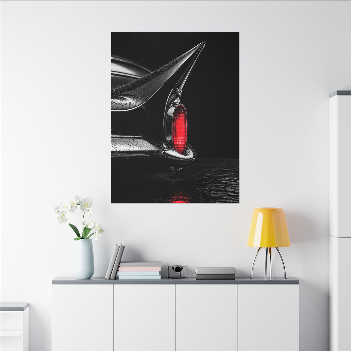 Ruby Tail - Classic Car Wall Art | Canvas