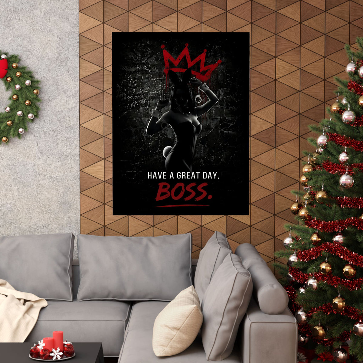 Great Day, Boss - Dark Humor Wall Art | Matte Poster