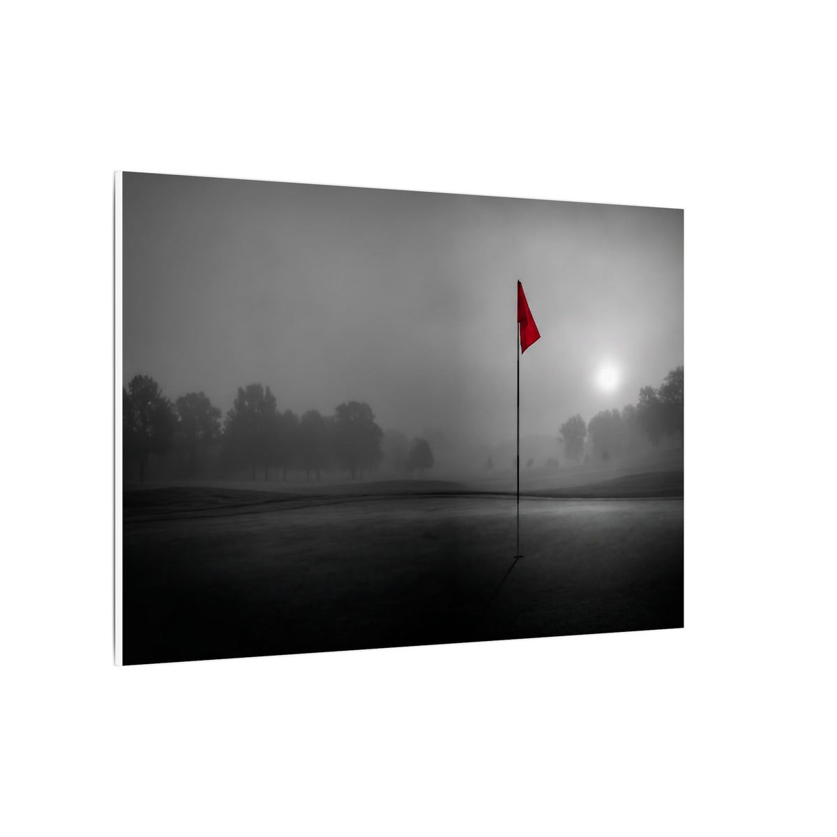 Flag on the Green - Wall Art For Executive Offices | Canvas (Landscape)