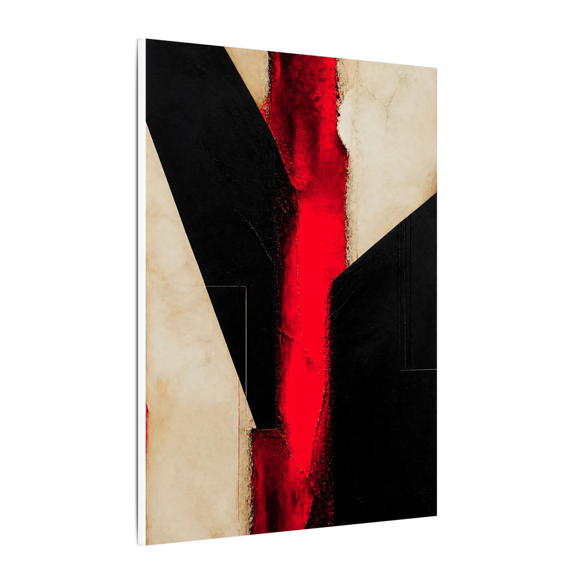 Controlled Fire - Red Wall Decor | Canvas