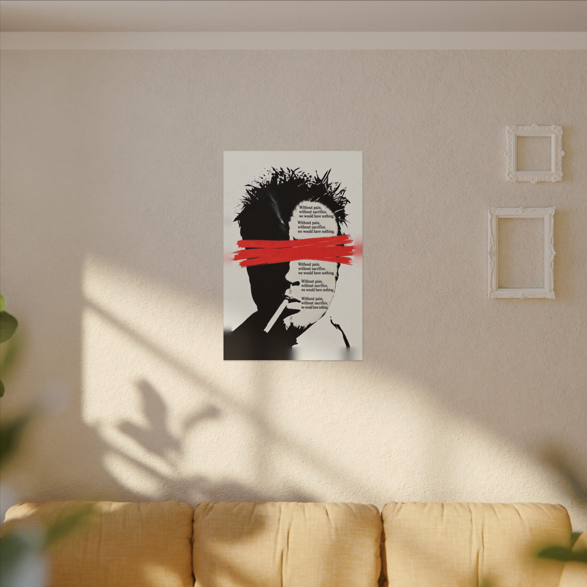 Pain and Sacrifice - Quote Wall Art | Canvas