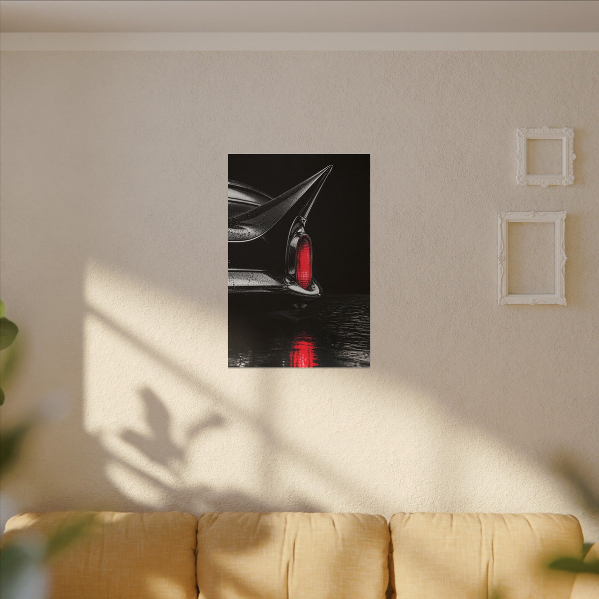 Ruby Tail - Classic Car Wall Art | Canvas