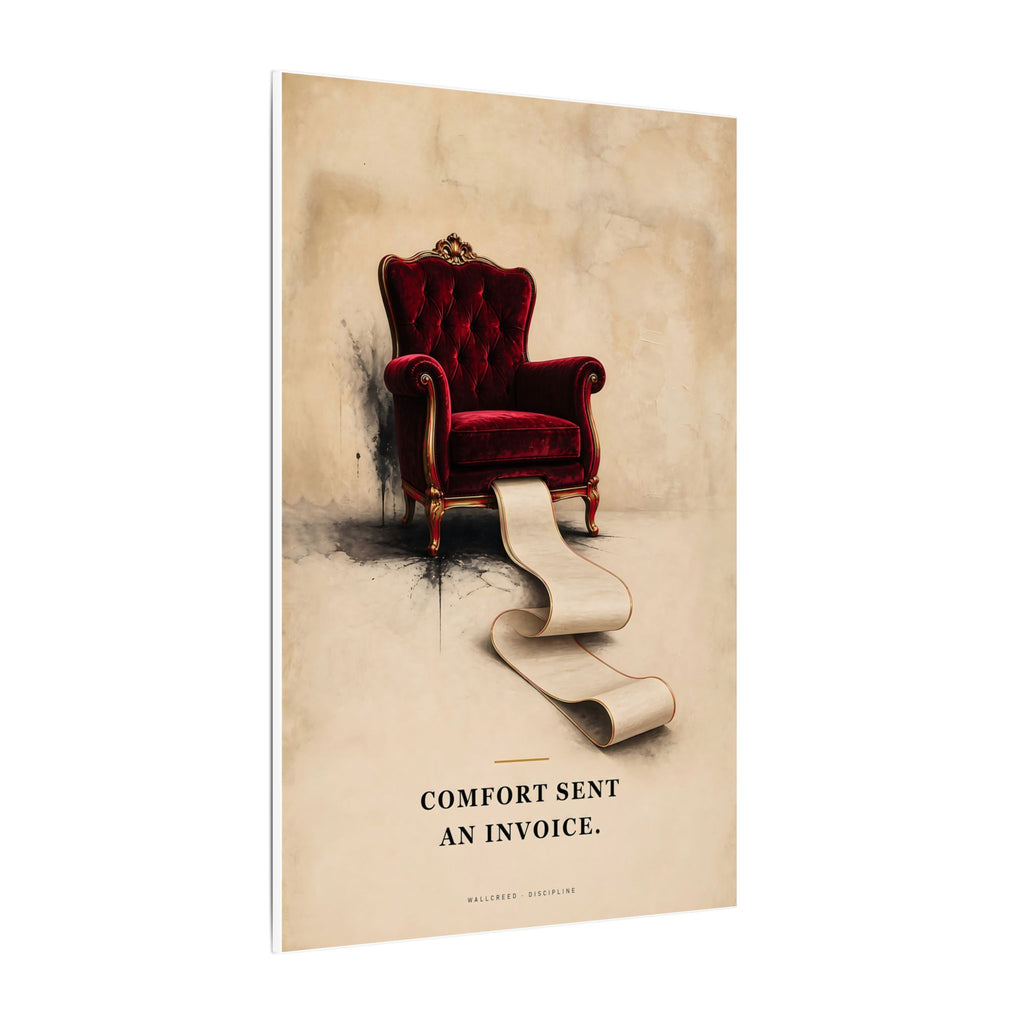 Comfort Sent an Invoice - Funny Wall Art | Canvas