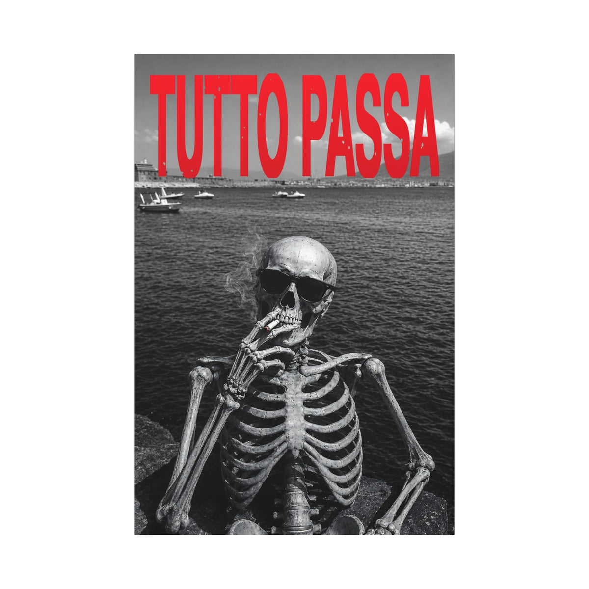 Tutto Passa - Skeleton Painting | Canvas
