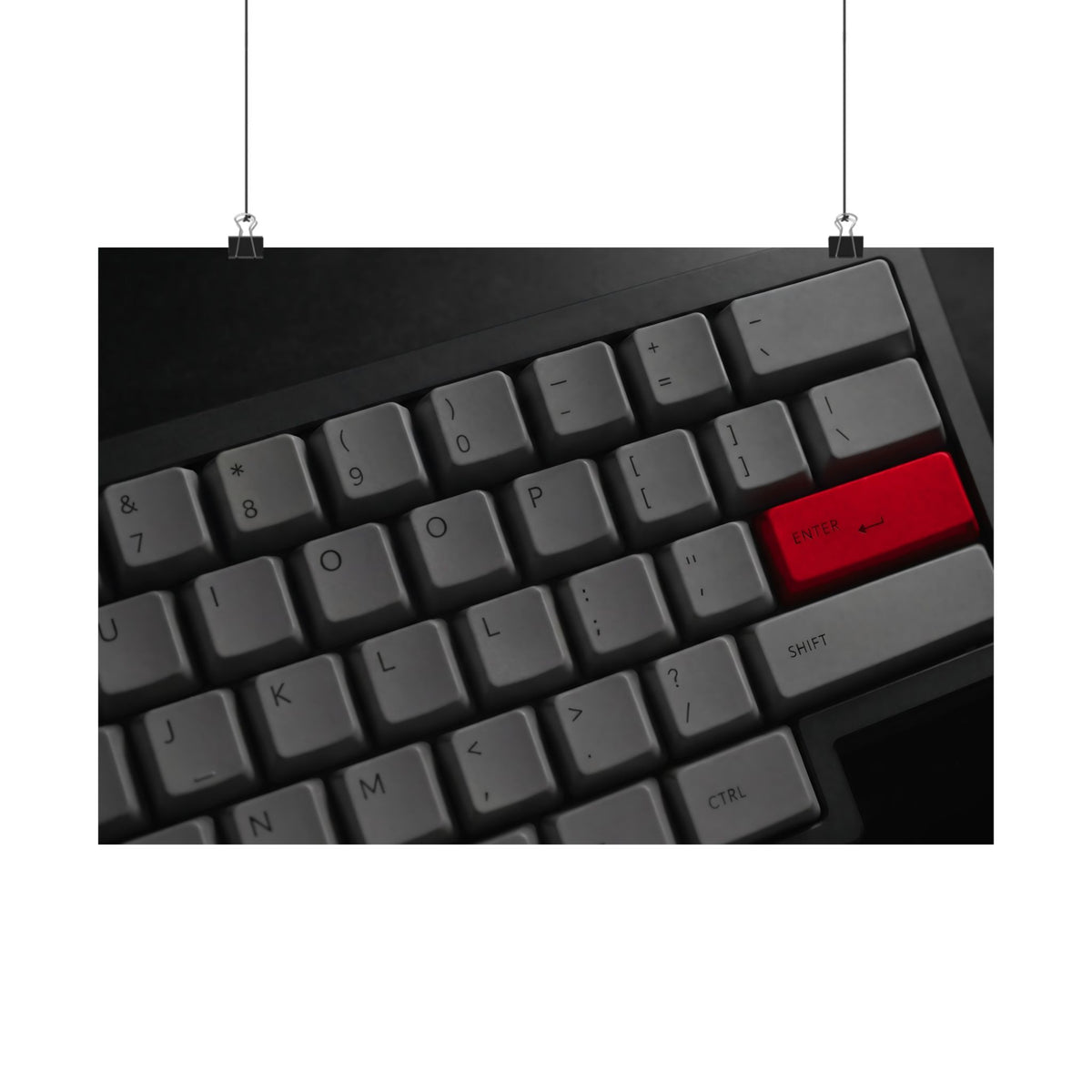 Press Enter - Office Artwork | Matte Poster (Landscape)