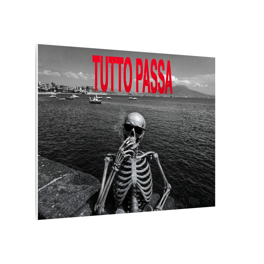 Tutto Passa - Skeleton Painting | Canvas (Landscape)