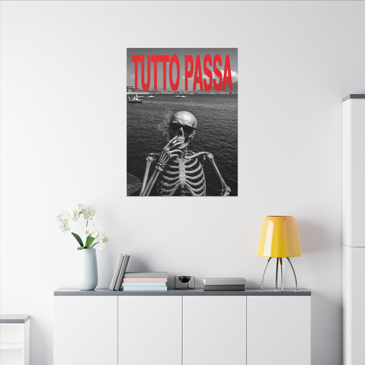 Tutto Passa - Skeleton Painting | Canvas