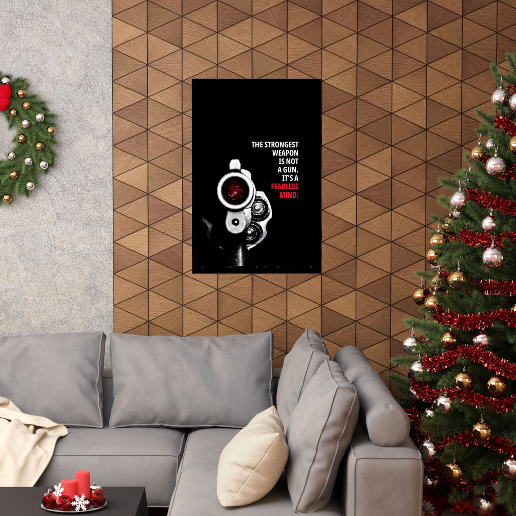 A Fearless Mind - Mindset Wall Art | Matte Poster