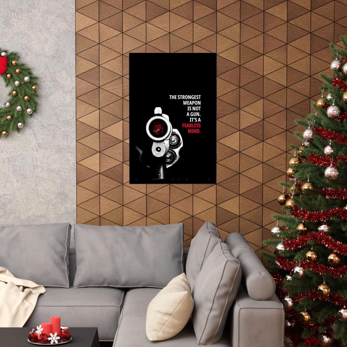 A Fearless Mind - Mindset Wall Art | Matte Poster