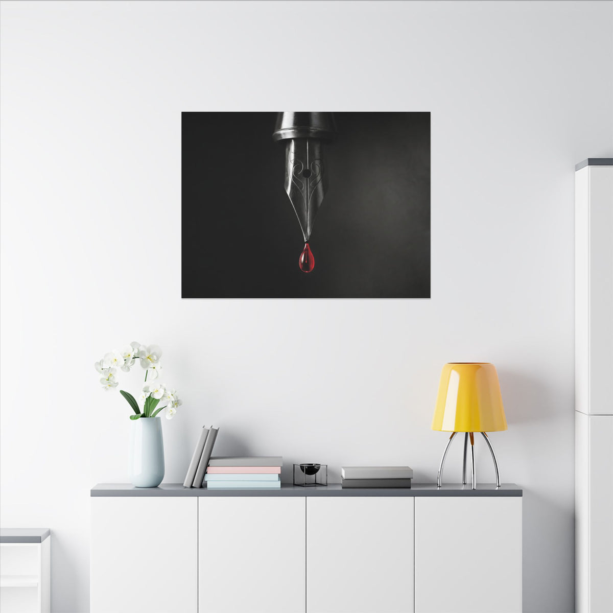 The First Drop - Professional Office Art | Canvas (Landscape)