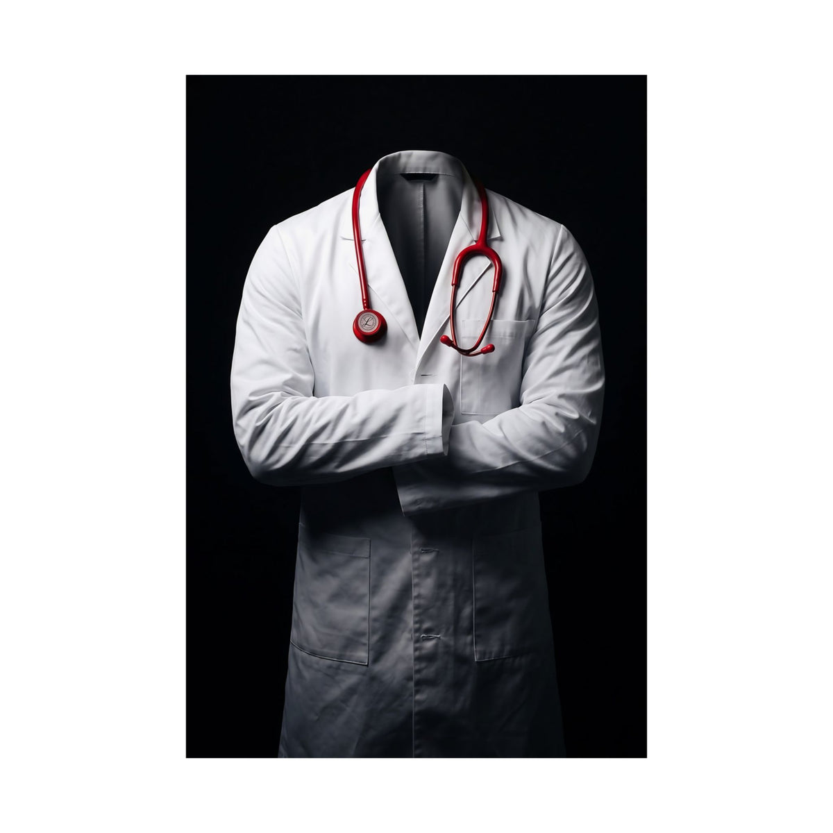 The White Coat - Doctor's Office Wall Art | Matte Poster