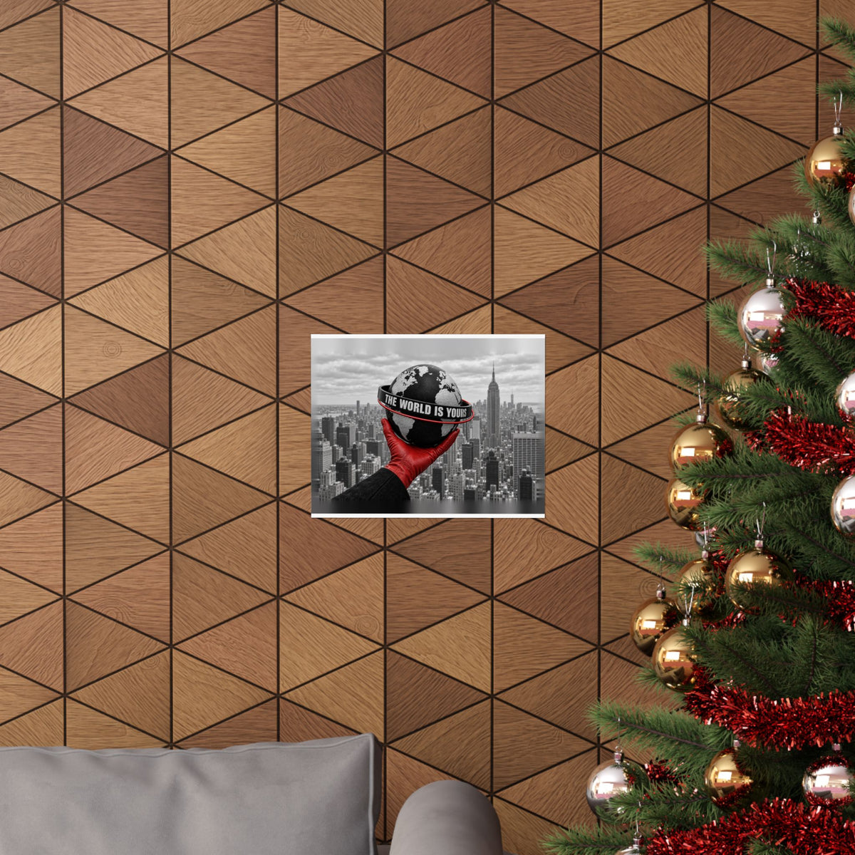 The World Is Yours - Money Wall Art | Matte Poster (Landscape)