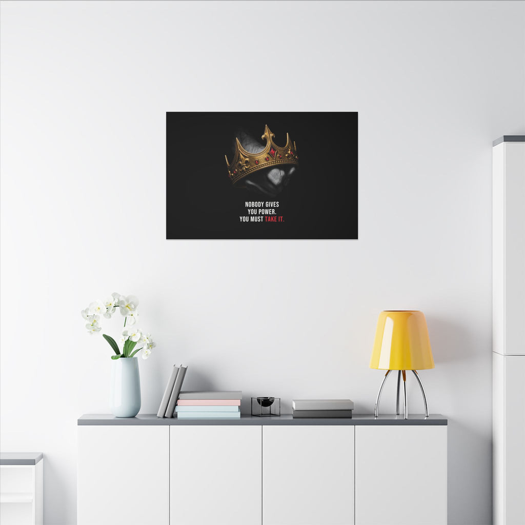 Take the Crown - King Wall Art | Canvas (Landscape)