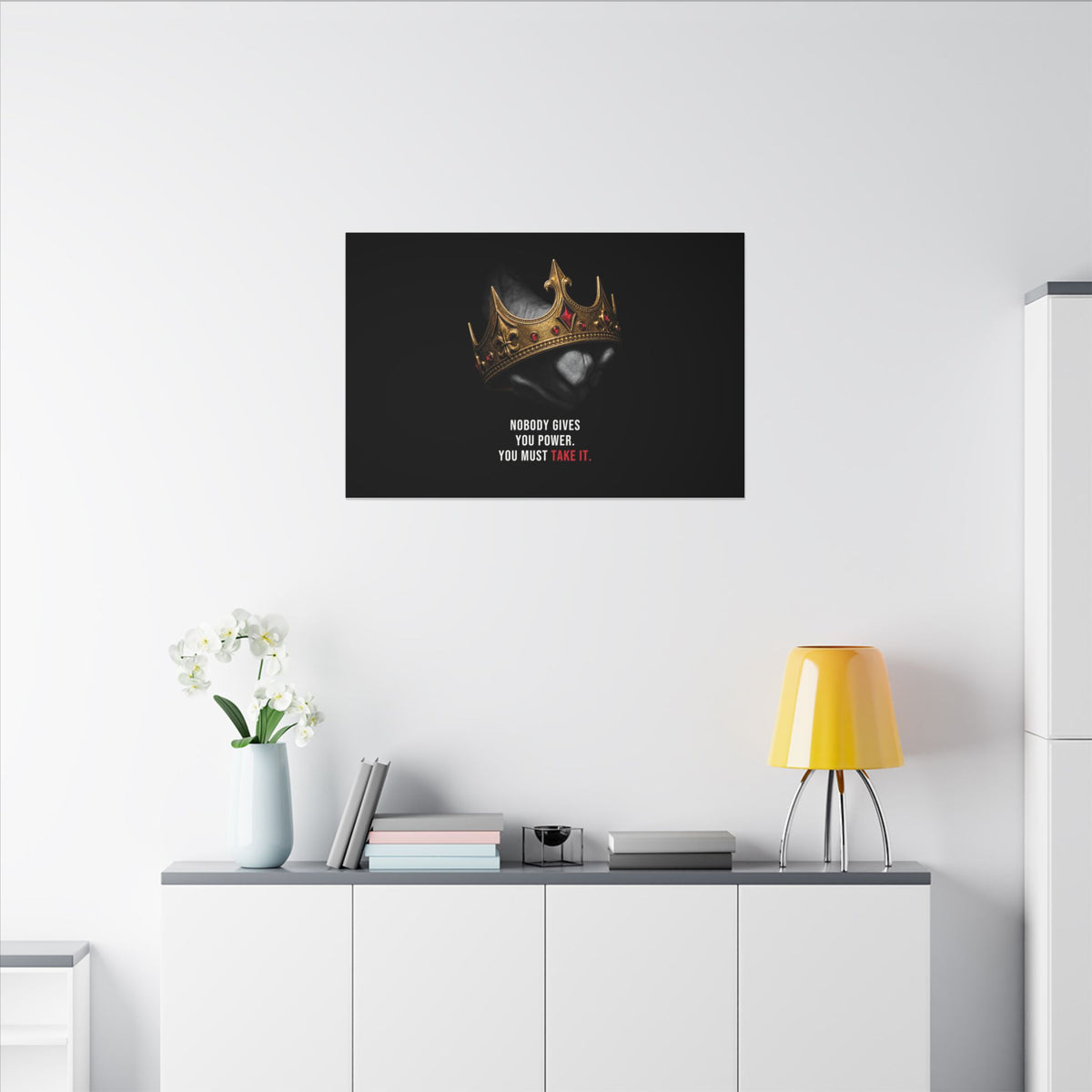Take the Crown - King Wall Art | Canvas (Landscape)