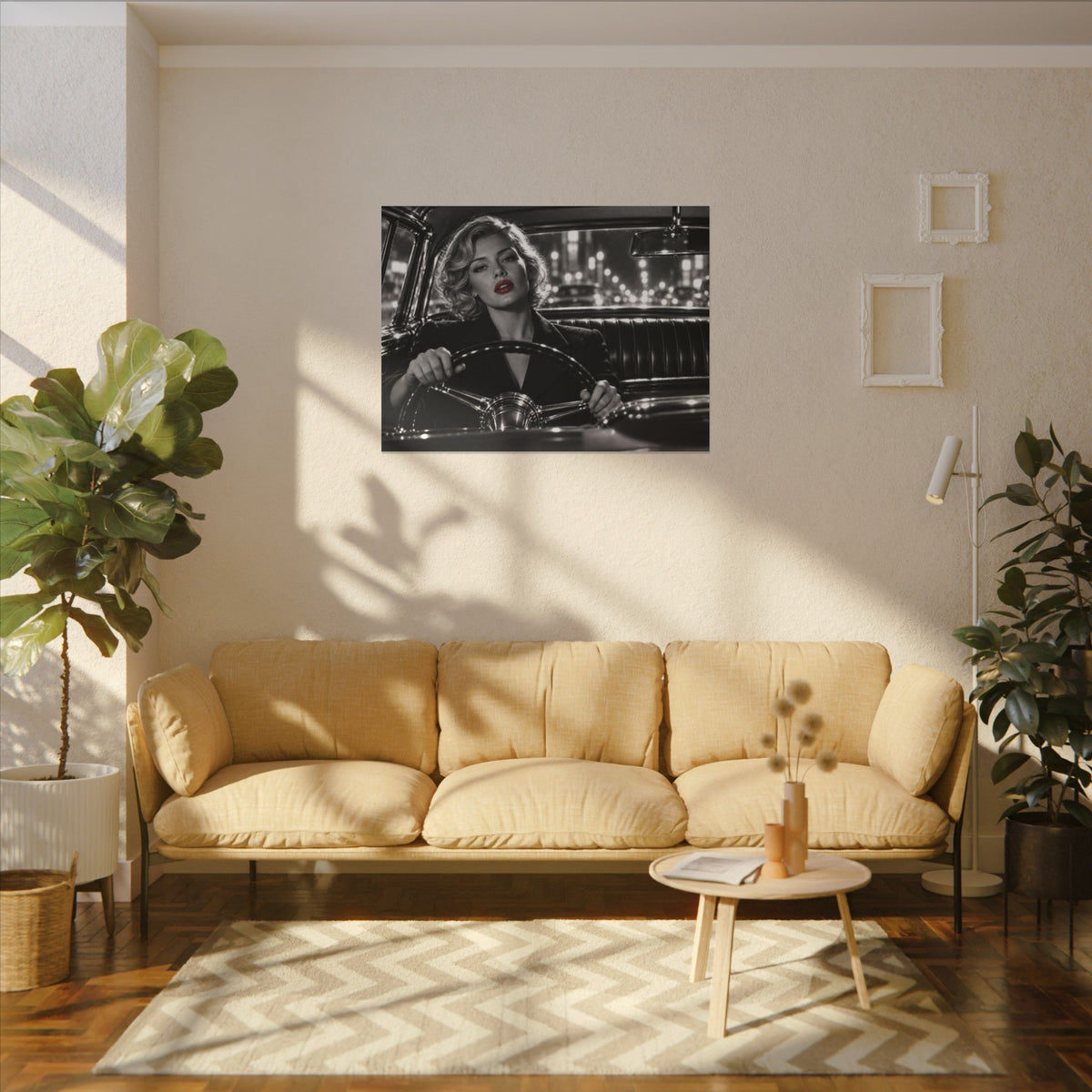 Night Drive - Bedroom Wall Art | Canvas (Landscape)