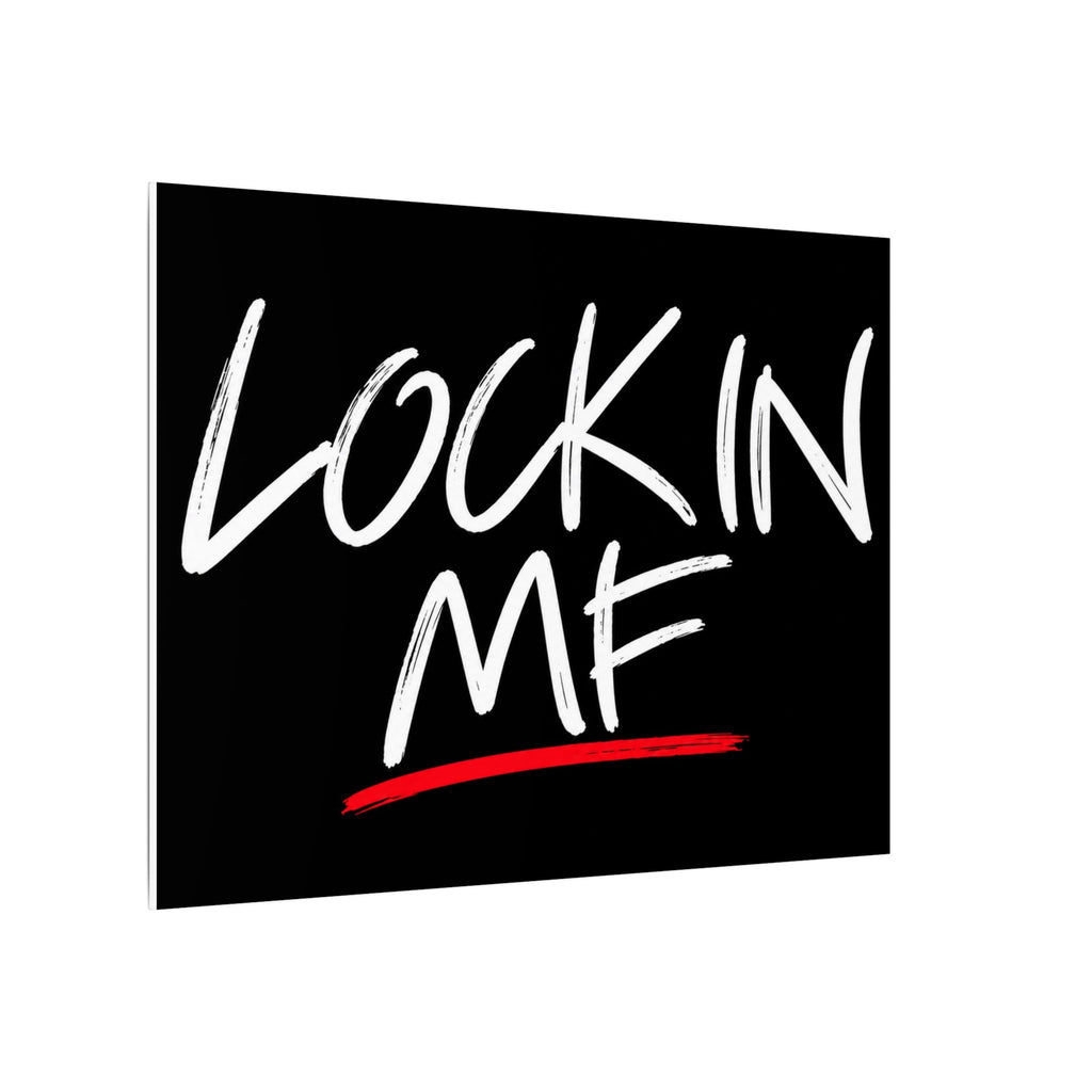 Lock In - Motivational Wall Art | Canvas (Landscape)