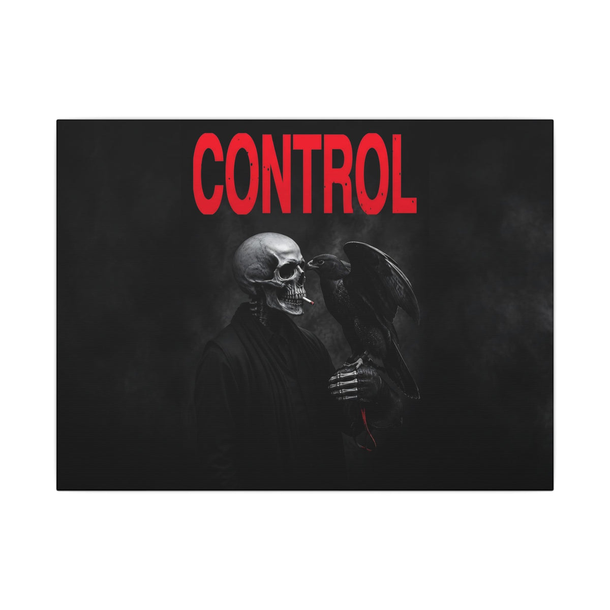 Control - Gothic Raven Artwork | Canvas (Landscape)