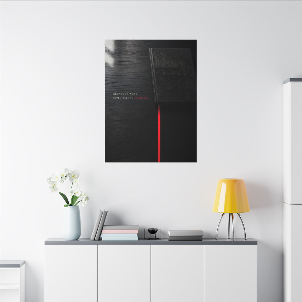 Keep Your Word - Quote Wall Art | Canvas