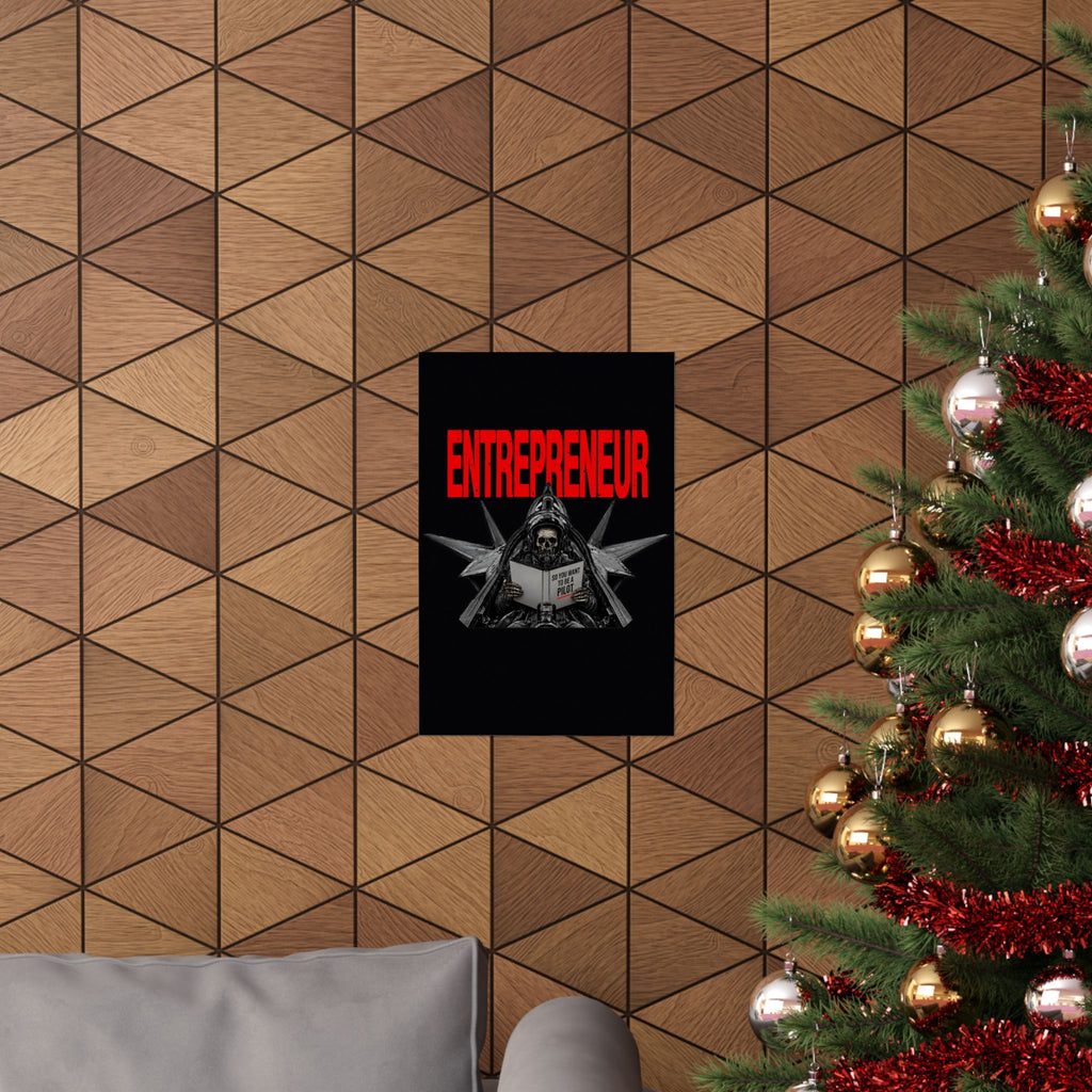 Entrepreneur - Skeleton Wall Art | Matte Poster