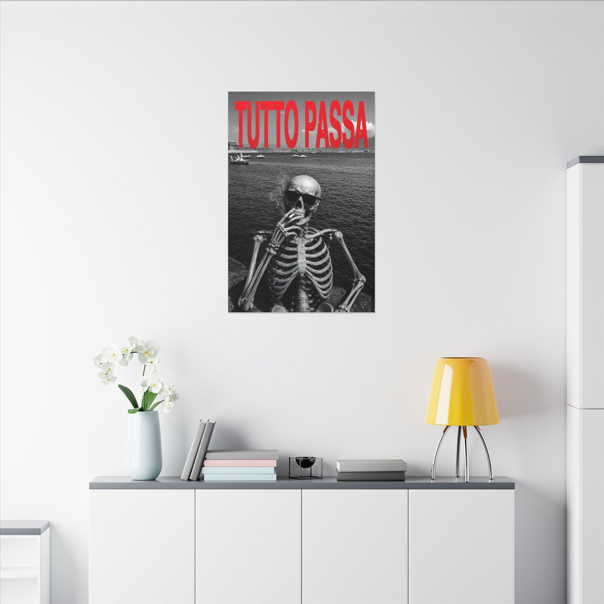 Tutto Passa - Skeleton Painting | Canvas