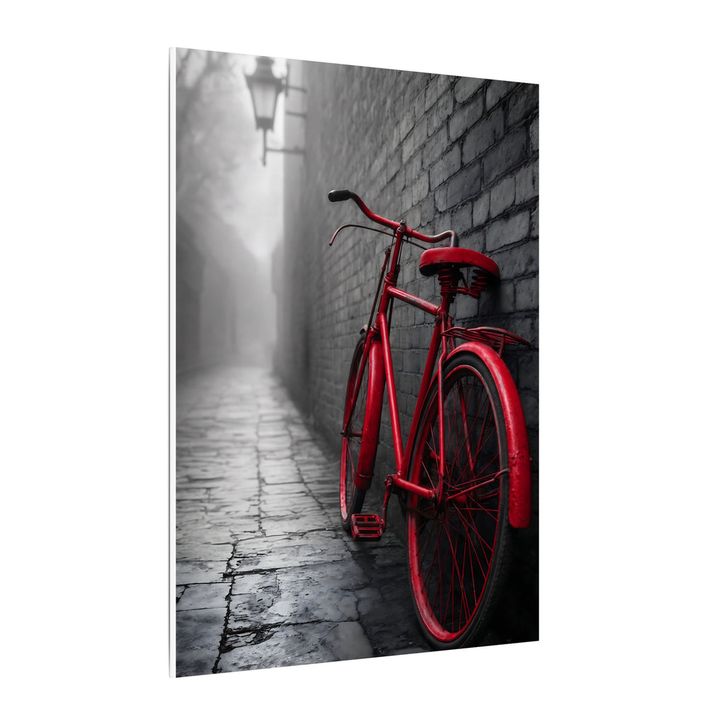 The Red Bicycle - Unique Office Wall Decor | Canvas