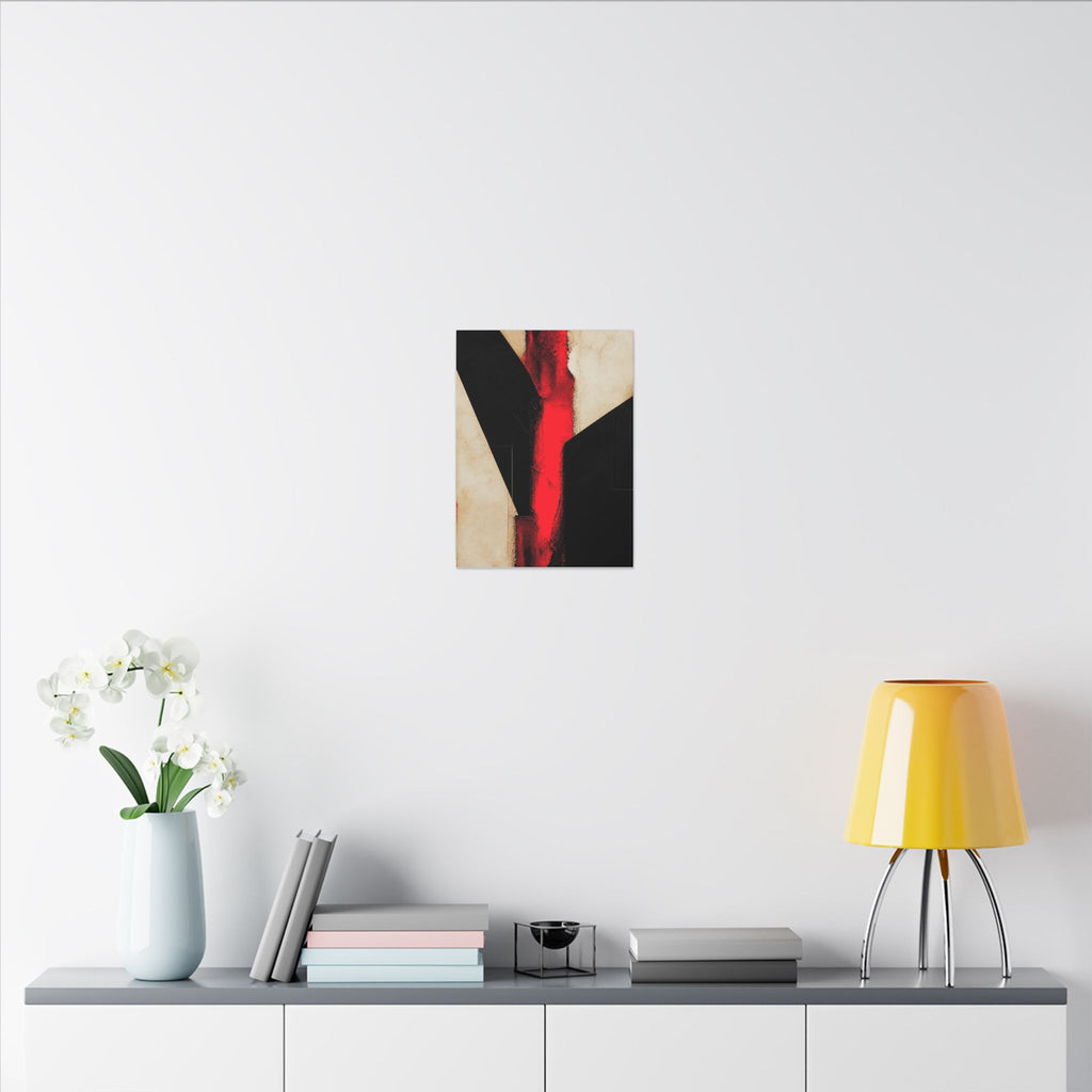 Controlled Fire - Red Wall Decor | Canvas