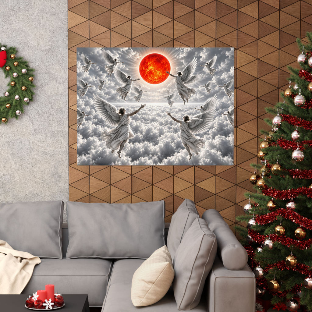 Angels - Christian Wall Art | Matte Poster (Landscape)