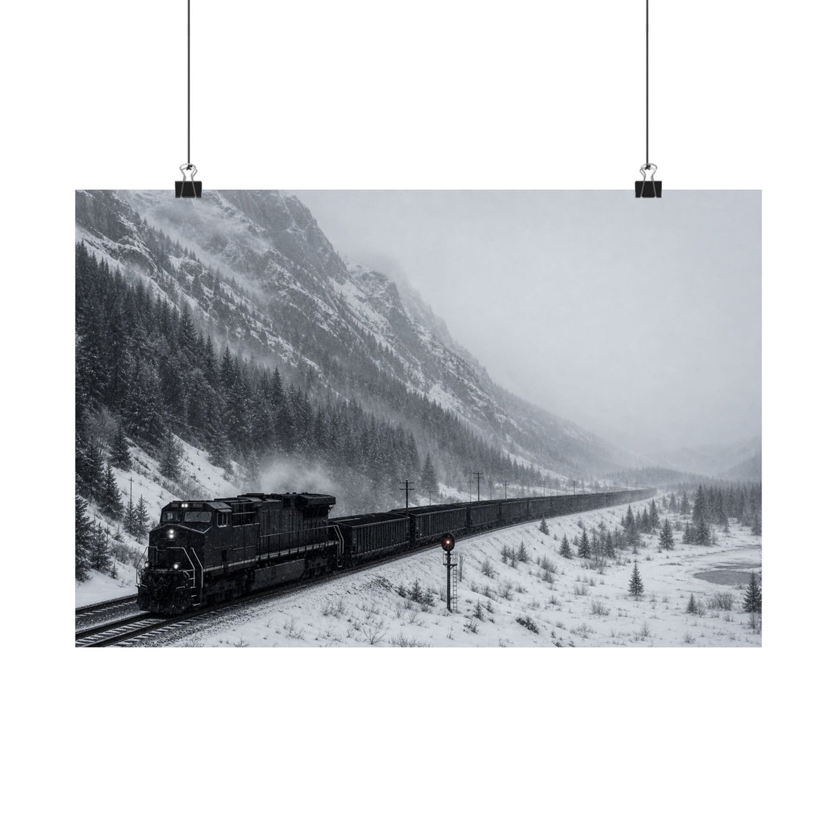 Keep Moving - Master Bedroom Wall Art | Matte Poster (Landscape)