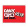 Bail Money - Meme Wall Art | Canvas (Landscape)