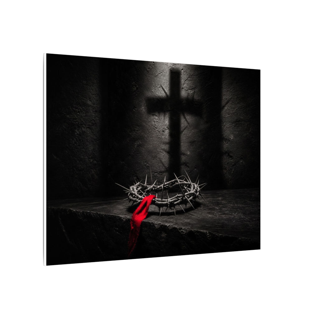 Crown and Shadow - Crown of Thorns Wall Art | Canvas (Landscape)