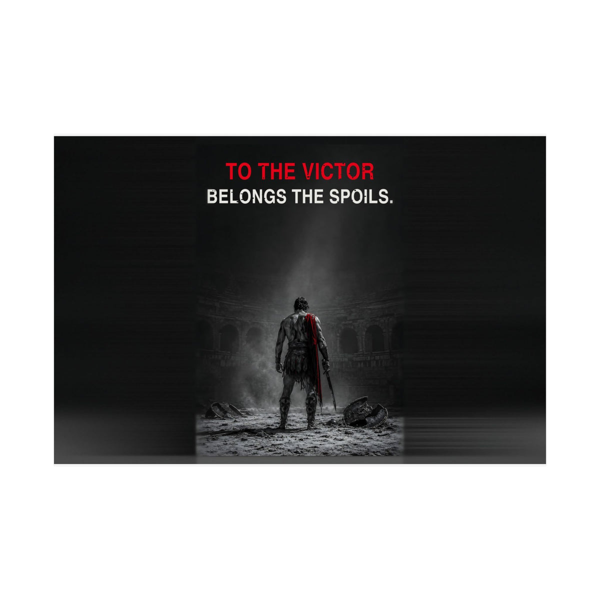 To the Victor - Gladiator Wall Art | Matte Poster (Landscape)