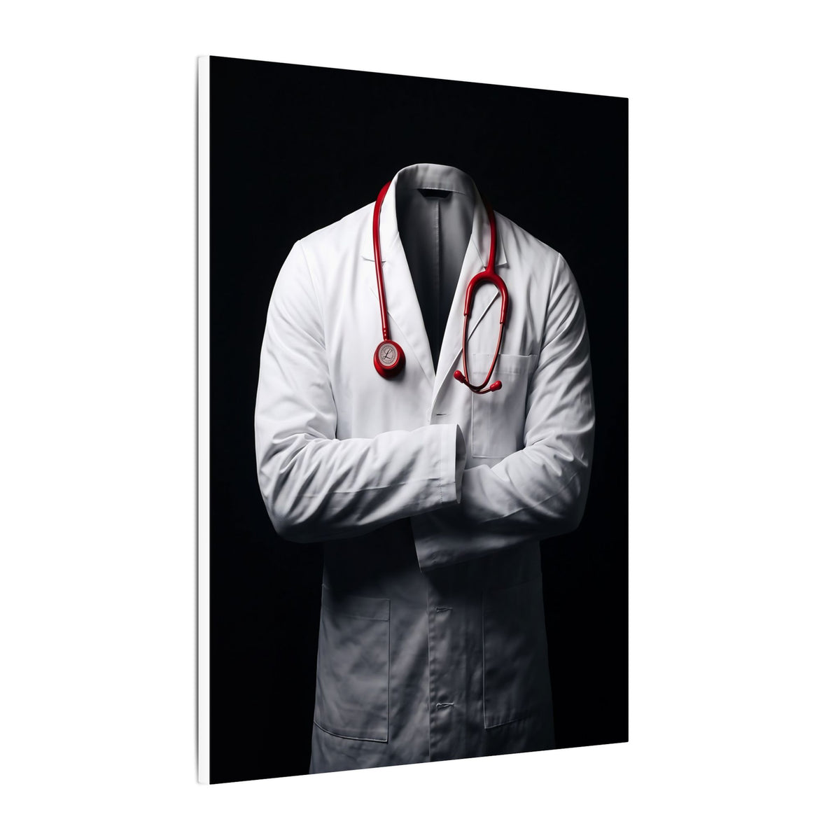 The White Coat - Doctor's Office Wall Art | Canvas