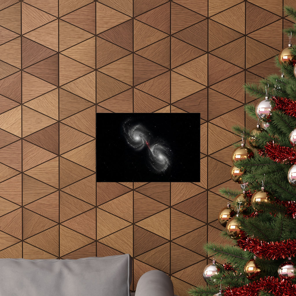 Collision Course - Space Wall Art | Matte Poster (Landscape)