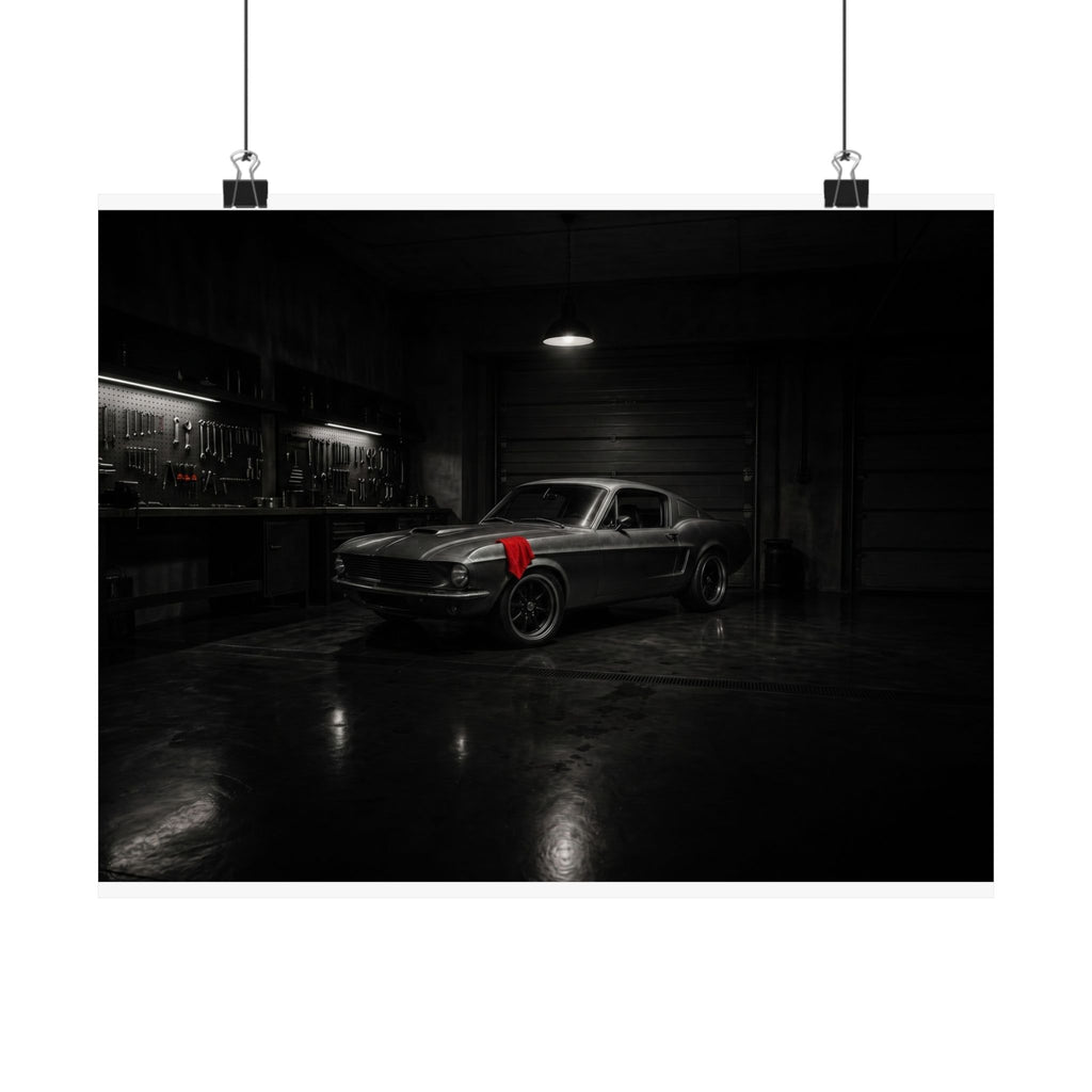 Private Sanctuary - Garage Wall Art | Matte Poster (Landscape)