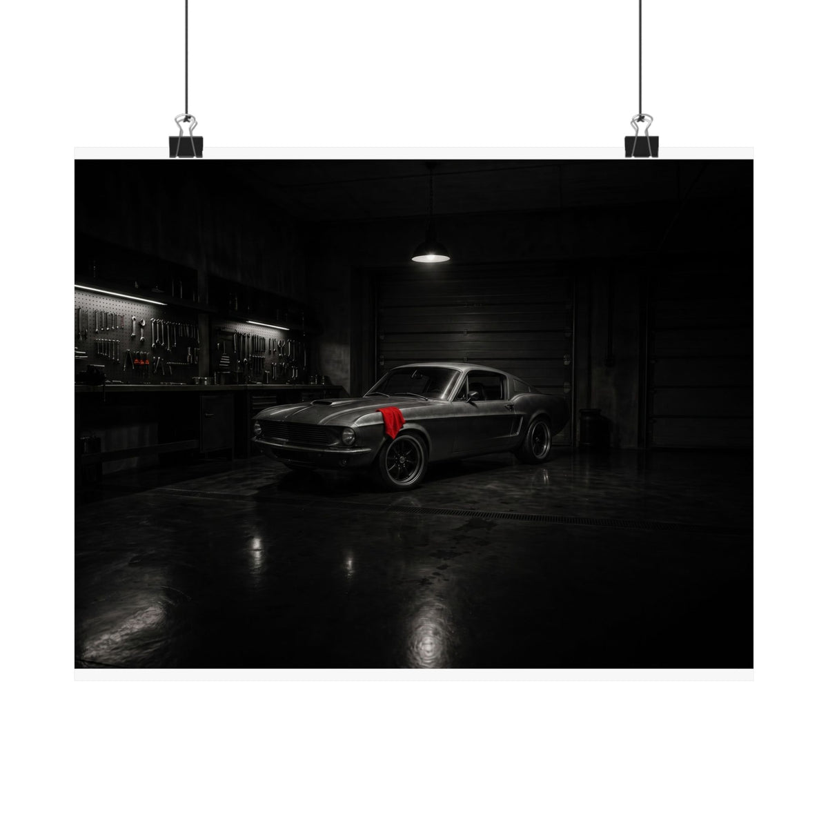Private Sanctuary - Garage Wall Art | Matte Poster (Landscape)
