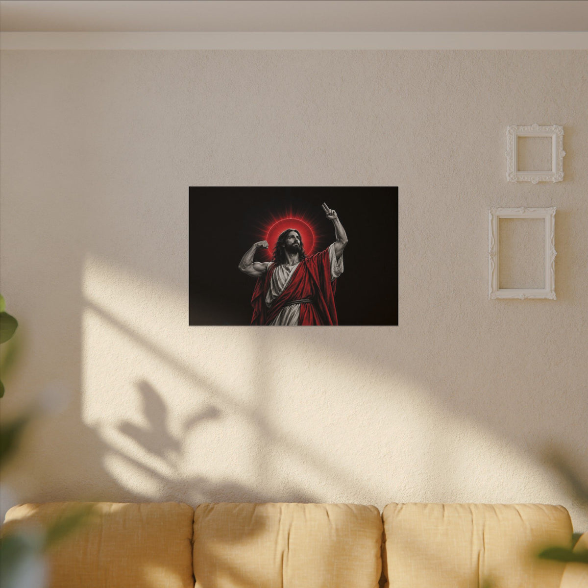 Faith and Iron - Gym Wall Art | Canvas (Landscape)