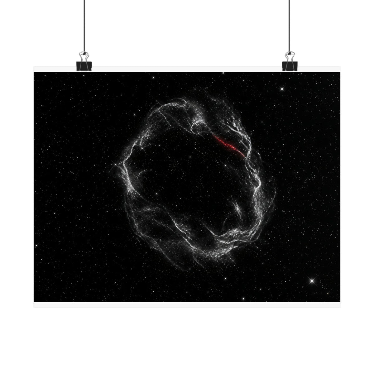 Charged Veil - Space Wall Art | Matte Poster (Landscape)