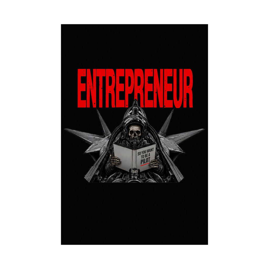 Entrepreneur - Skeleton Wall Art | Matte Poster