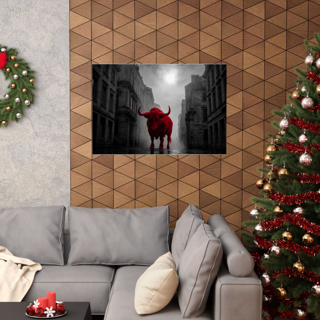 The Bull - Business Wall Art | Matte Poster (Landscape)