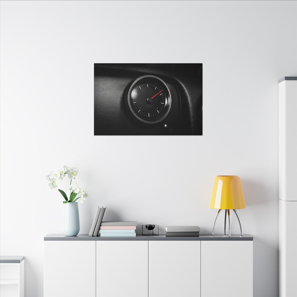Redline Gauge - Tachometer Wall Art | Canvas (Landscape)