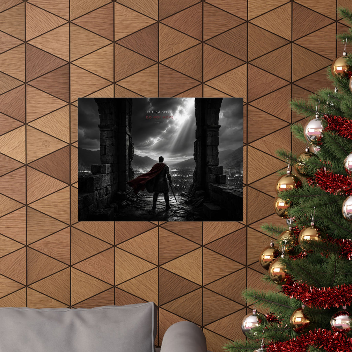 Stand Firm - Armor of God Wall Art | Matte Poster (Landscape)