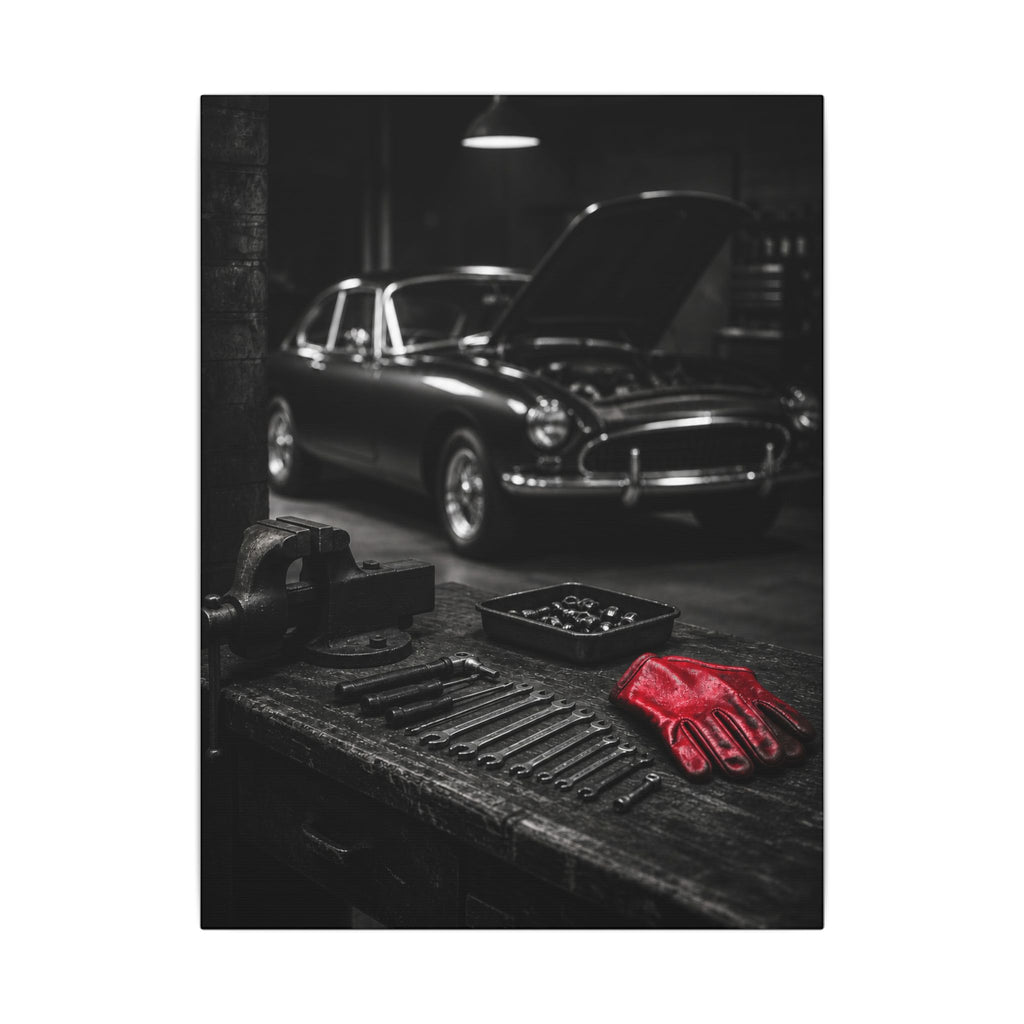 Built, Not Bought - Garage Wall Art | Canvas