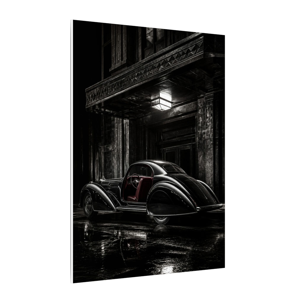 Art Deco Coupe - Art Deco Car Wall Art | Canvas