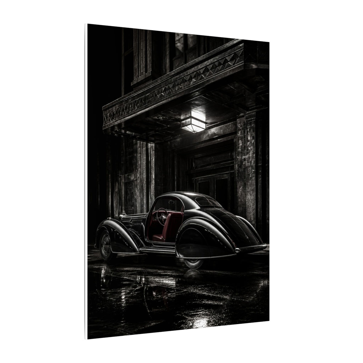 Art Deco Coupe - Art Deco Car Wall Art | Canvas