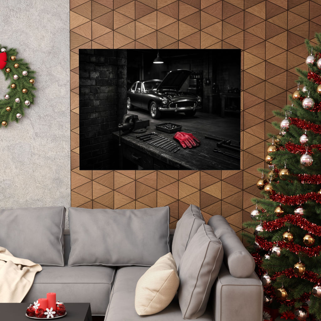 Built, Not Bought - Garage Wall Art | Matte Poster (Landscape)